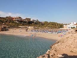 la Plage de Cala Domingo